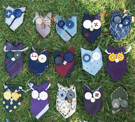 A sample of owls. Most have made their way to good homes, but I have more.... they just aren't photograghed because my big girls own the cameras and they are away on holidays until tomorrow.